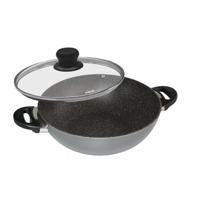 Stoneline Non-Stick Aluminum Wok with Lid