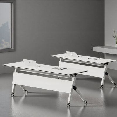 Mobile Folding Conference and Training Table Set