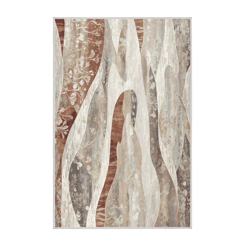 Windswept Harmony Rug, Rectangle 4' x 6'