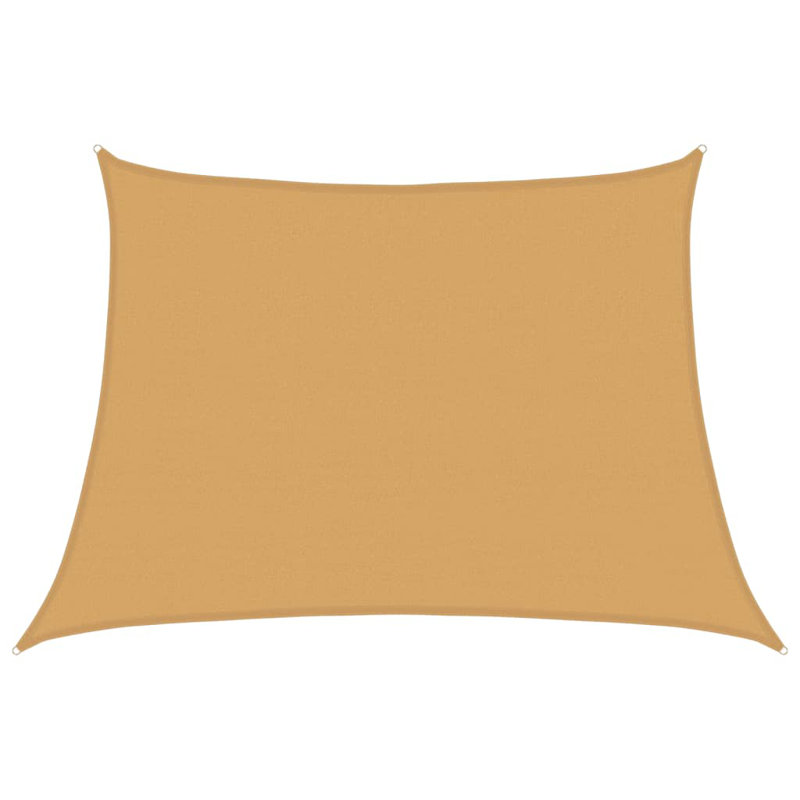 5m x 3m Trapezium Shade Sail, Yellow