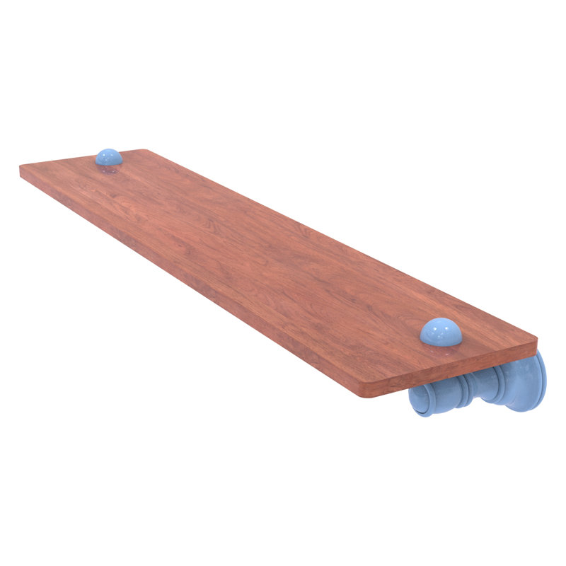 Tablette flottante Carolina, H 2,4 po x l 22 po x P 5,54 po, Bleu troll plat