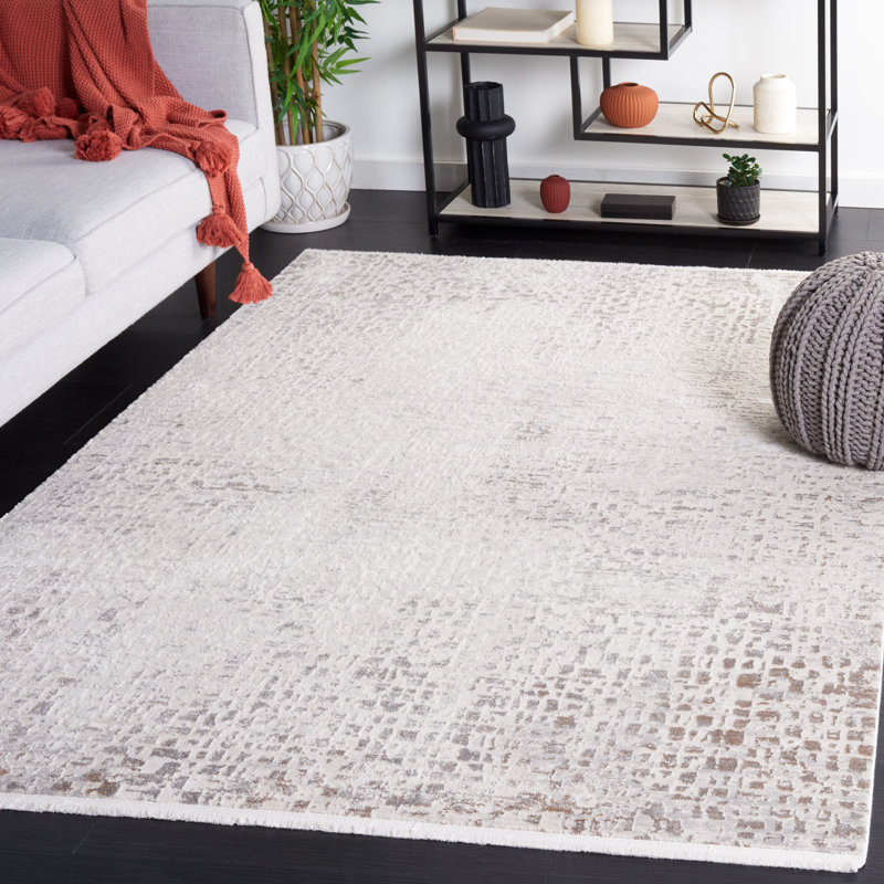 Anayancy Performance Abstract Rug, Rectangle 5'3" x 7'6"