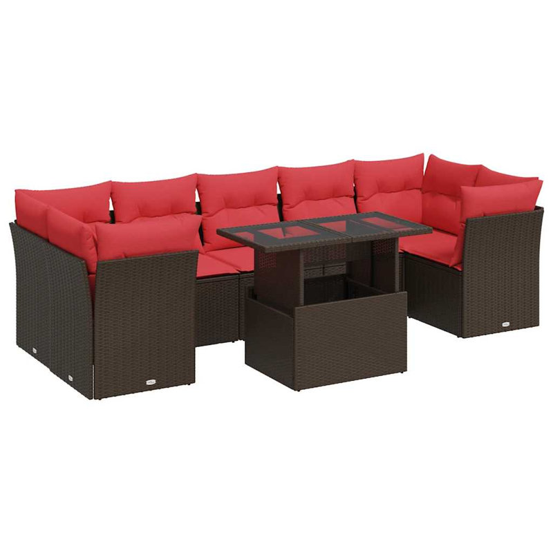 62cm Wide Patio Sofa with Cushions