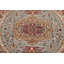 Tapis à motif géométrique rond 8x8