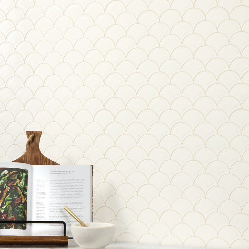 Carrelage mosaïque 3 pouces Daltile Revalia Remix (10 pièces par carton) (10,20 pieds carrés par carton), Felicity - blanc