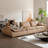 Camel Genuine Leather Modular Sofa
