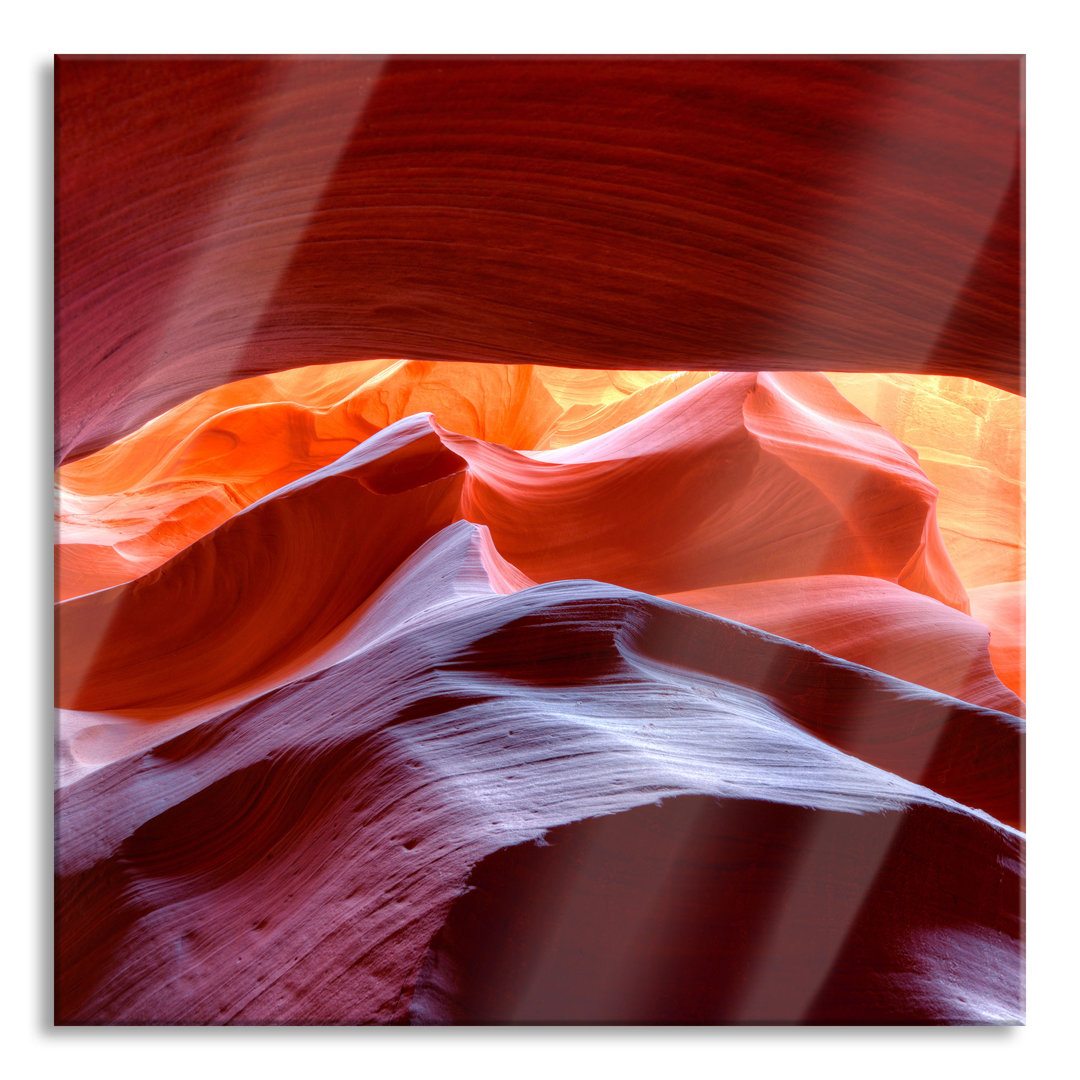 Ungerahmtes Foto auf Glas "Antelope Canyon Arizona"