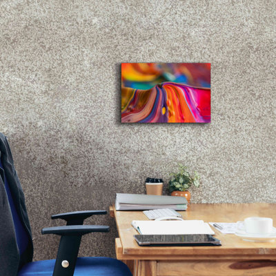 Ivy Bronx 'Rainbow Lava' By Epic Portfolio, Giclee Canvas Wall Art