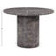 Table de salle à manger intérieure / extérieure en béton 43 po Pamalia-1599365738