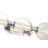 Atomo 3 Light Sconce with Clear Glass-148372678