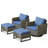 Nazime Outdoor Patio Swivel Rocking Chairs With Ottomans (Set Of 2)-1695994832