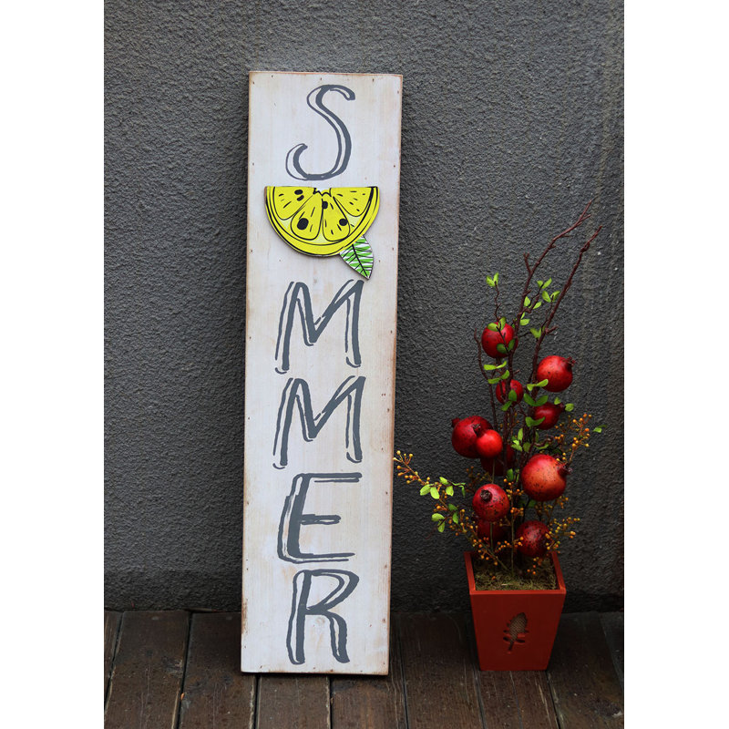 Décoration murale en bois d’été