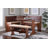 Chelsea 8 - Piece Pine Trestle Dining Set with Cushions-90629762