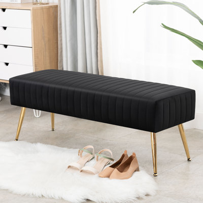Rodjanae Velvet with Upholstery Bench