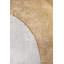 Tapis intérieur / extérieur en chenille abstrait tissé à la machine en crème-74429189