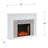Hebbington Tiled Fireplace with Chevron Marble Tile