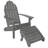 Hinz Outdoor Adirondack Chair With Ottoman-119034084