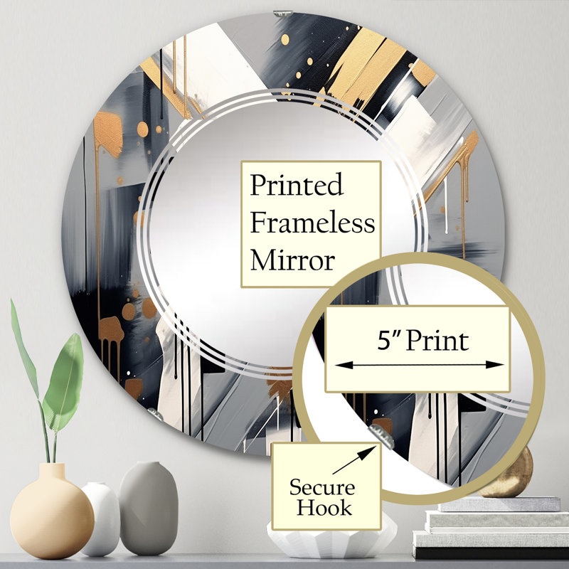 Miroir mural, 24 po x 24 po