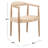 Ashanti 30.7'' Wide Teak Armchair