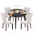 5 - Piece Dining Table Set with Soild Wood Dining Chair