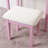 Pink Vanity Table - 3 Storage Compartments, Adjustable Mirror, Wooden Frame, Fashionable Makeup Drawer Storage, Oval Wood Material, Blaze-429415748