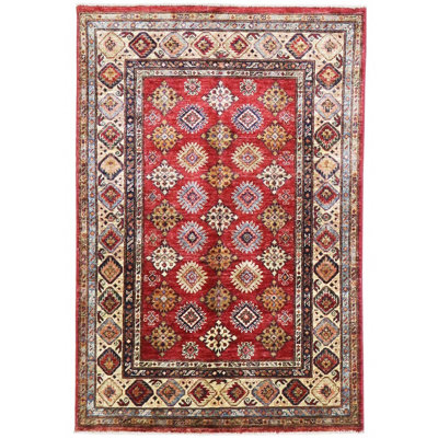 Saffron Red Super Kazak 4' x 5' 11"