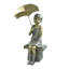 Statue de fille avec parasol