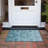 Machine Washable Indoor/Outdoor Xhevrie Blue Rug-1779754187