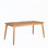 Outdoor Rectangular Solid Wood Table Dining Table
