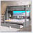 Twin Over Full Bunk Bed With Storage Staircase,  Trundle, Storage Shelves, LED And USB-1971696513