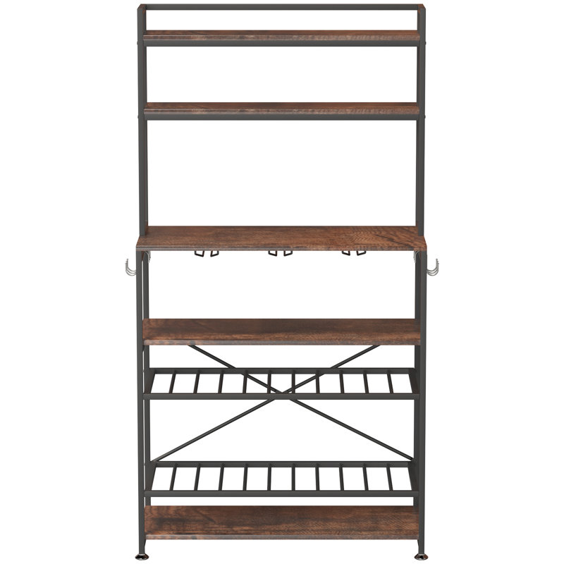 35.4'' Standard Baker's Rack with Microwave Compatibility