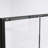 Single Sliding Shower Door 56-60" W X 72" H Semi-Frameless Shower Glass Panel, 1/4" (6Mm) Clear Tempered Glass, Transparent Safety Film For Glass,Aluminium Alloy Matte Black,Reversible Installation