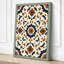 Tile Pattern Geometric - Wrapped Canvas-568283638-568283634
