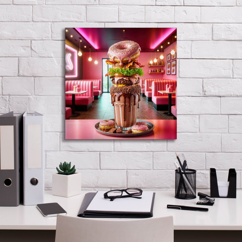 Toile épique «Best Desert 1» par Rey Klimt, 18 po x 18 po, H 18 po x l 18 po