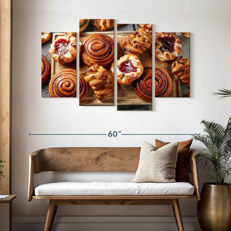 Yarlin Danish Baked Goods, 32" H x 52" W