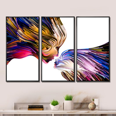 " Metaphorical Mind Painting " 3 - Pieces