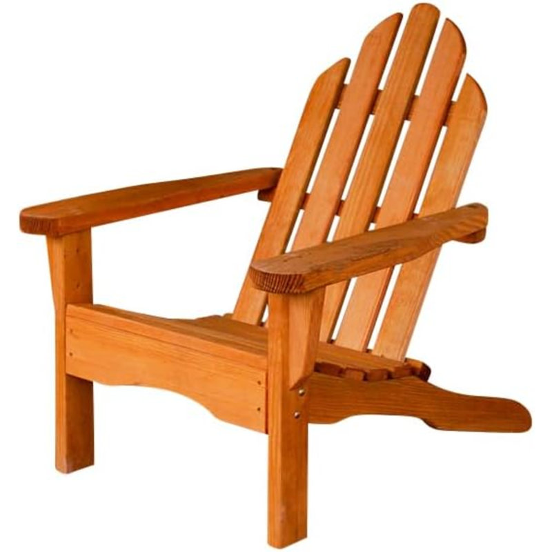 Chaise Adirondack en bois massif Amish Casual, Teinture cèdre