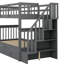 Lit superposé avec lit gigogne pour chambre à coucher, dortoir, adultes-752832903