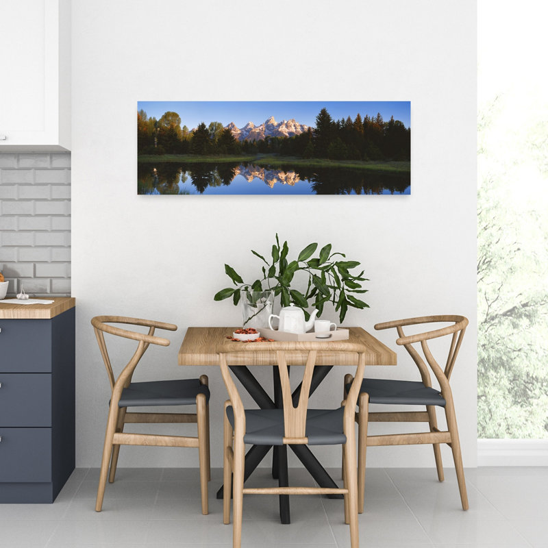 Beaver Pond Grand Teton National Park WY by Warren Marr - Wrapped Canvas Panoramic Print, 30.48 cm H x 91.44 cm W