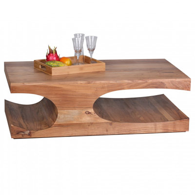 Orrick Solid Wood Solid Coffee Table with Storage