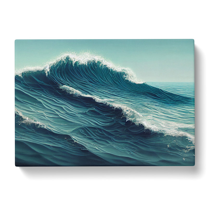 Sublime Ocean Wave - Wrapped Canvas