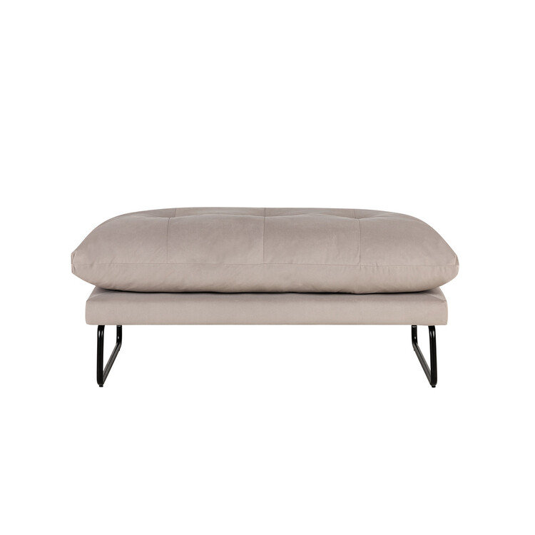 Repose-pieds Rafayel, Velours gris