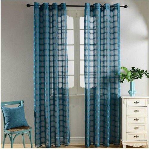 Gracie Oaks Mulak Polyester Sheer Curtain Panel | Wayfair