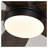 32 Inch Low Profile Ceiling Fan with Light and Remote Control, Dimmable Quiet DC Motor, Indoor Outdoor Black Dark Walnut Solid Wood Blades