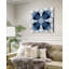 «Indigo Kaleidoscope IV», impression sur toile tendue-1142862344