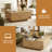 32" W Lift-Top Manufactured Wood Square Coffee Table with Block Base and Storage-1171757874-1259273692