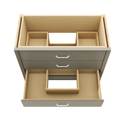 Alexandra Three-Drawer Single Bath Vanity