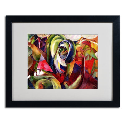 « mandrill 1913 » par franz marc, reproduction d’art encadrée