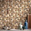 2" x 2" Glass Random Mosaic Wall & Floor Tile
