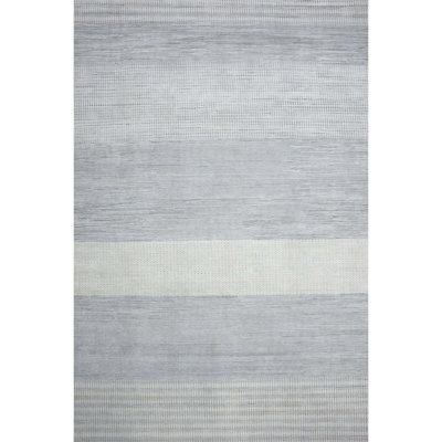 Handmade Silk and Wool Area Rug